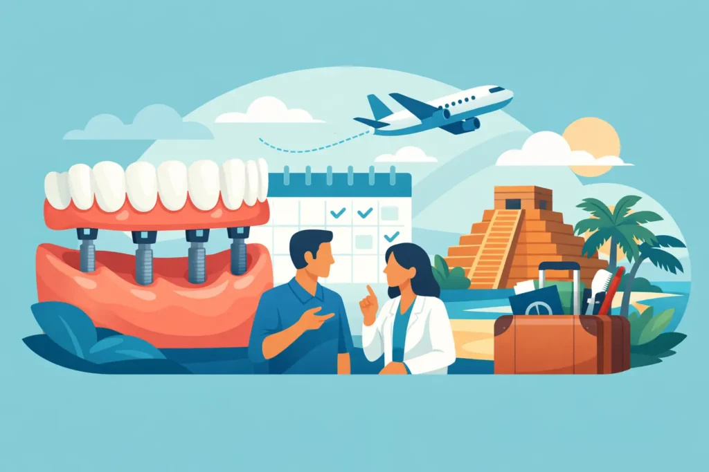 How Many Visits for All-on-4 in Mexico?