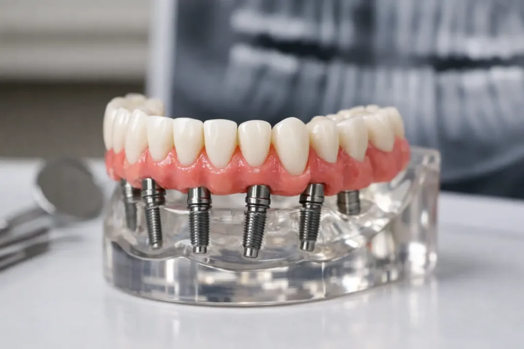 How All on 6 Works for Full-Arch Teeth