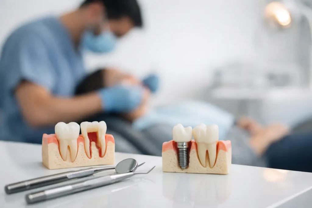 Tooth Extraction and Implants Same Day