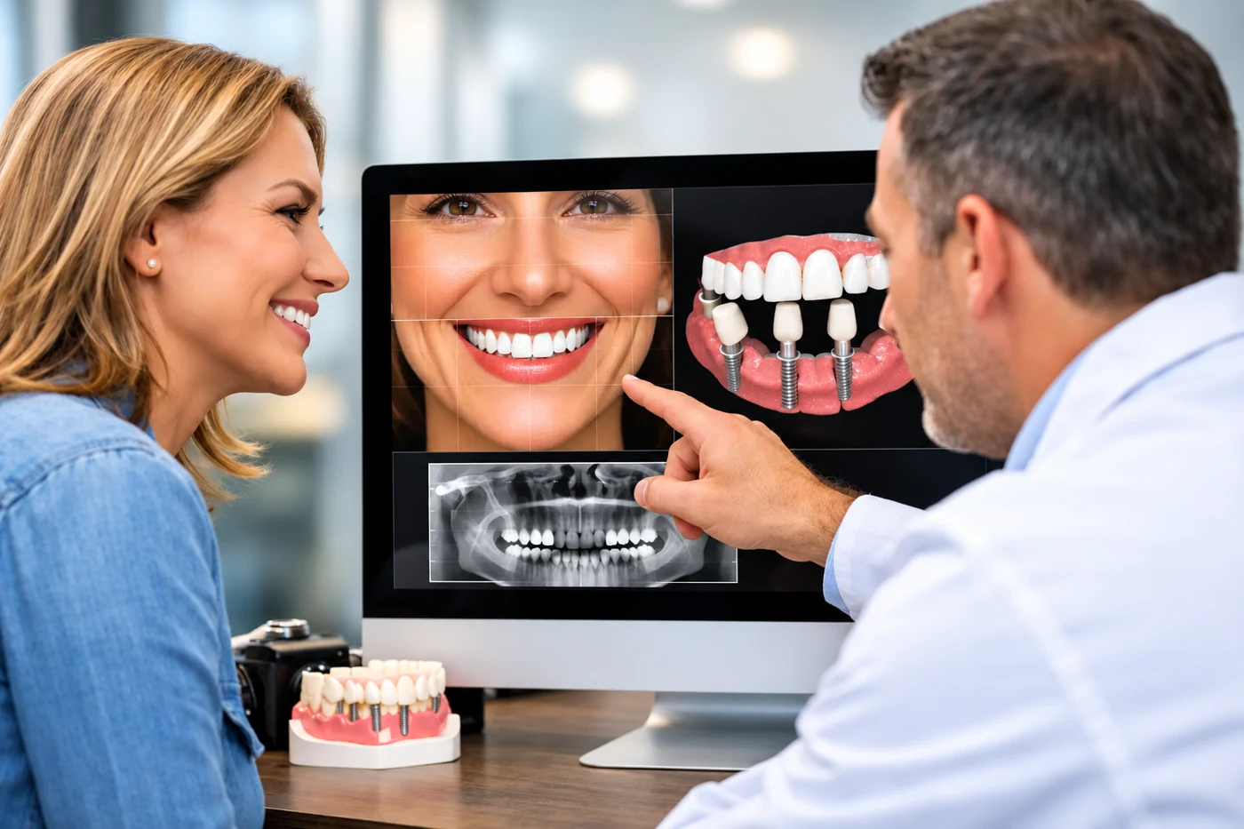 Illustrative digital treatment planning consultation